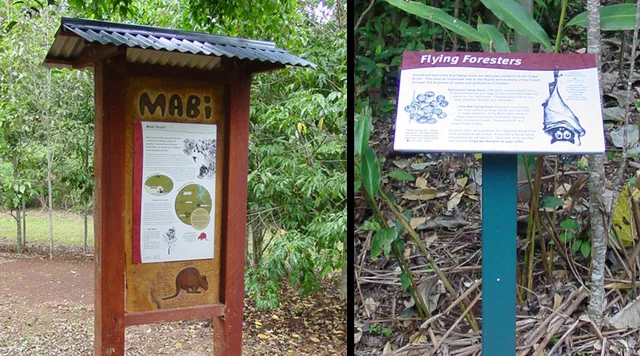 Mabi Forest signs